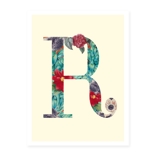 Letter R Small Print