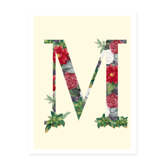 Letter M Small Print